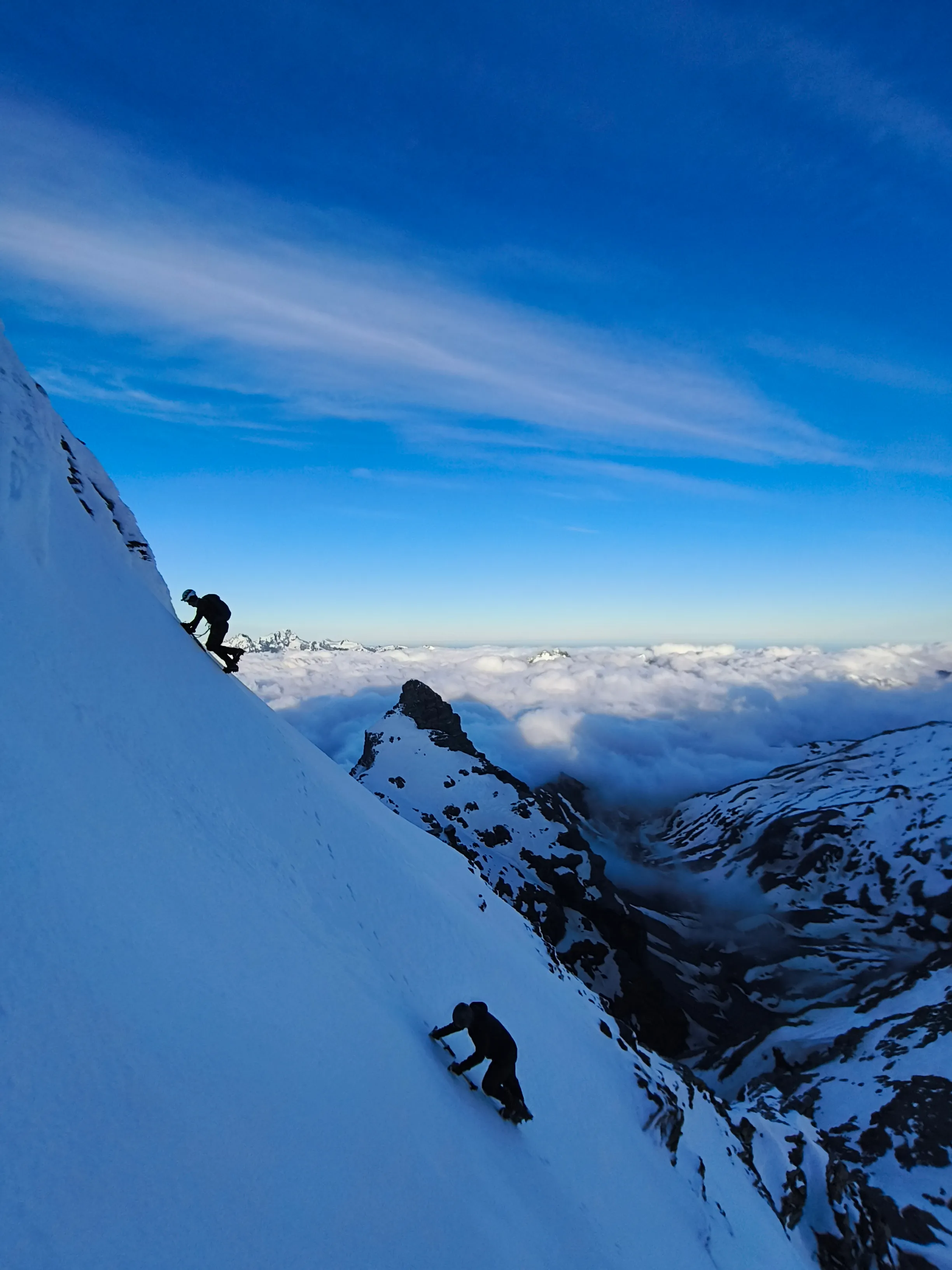 Group of trampers in the Arrowsmith Range